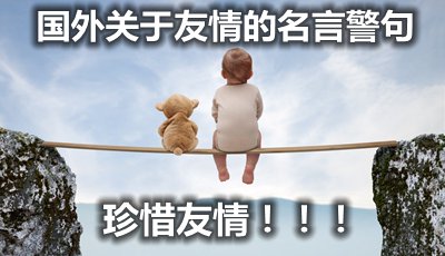 國(guó)外關(guān)于友情的名言警句