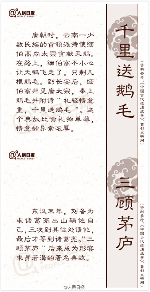 18個傳統道德典故的來歷與含義2