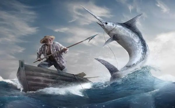 《老人與海》讀書筆記摘抄,老人與海好詞好句及感悟賞析