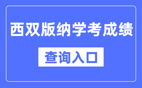 西雙版納學考成績查詢入口網站（https://www.ynzs.cn/）
