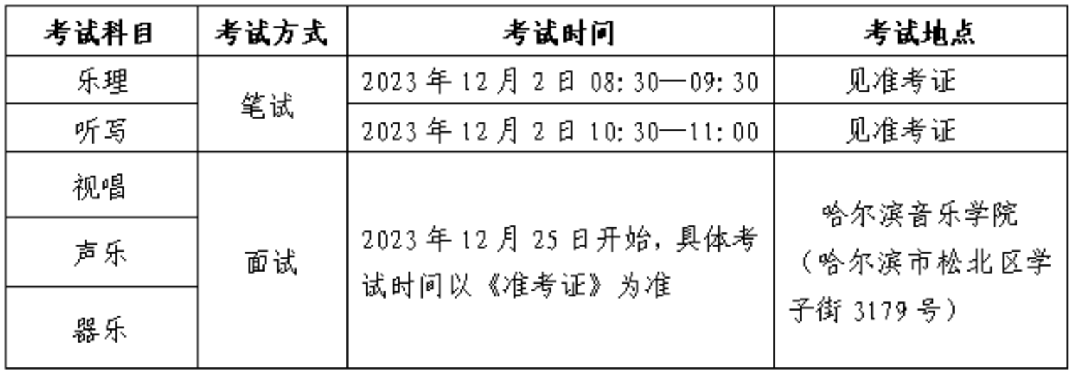 2024年黑龍江藝考時間具體安排,黑龍江藝術類統考是幾月幾日
