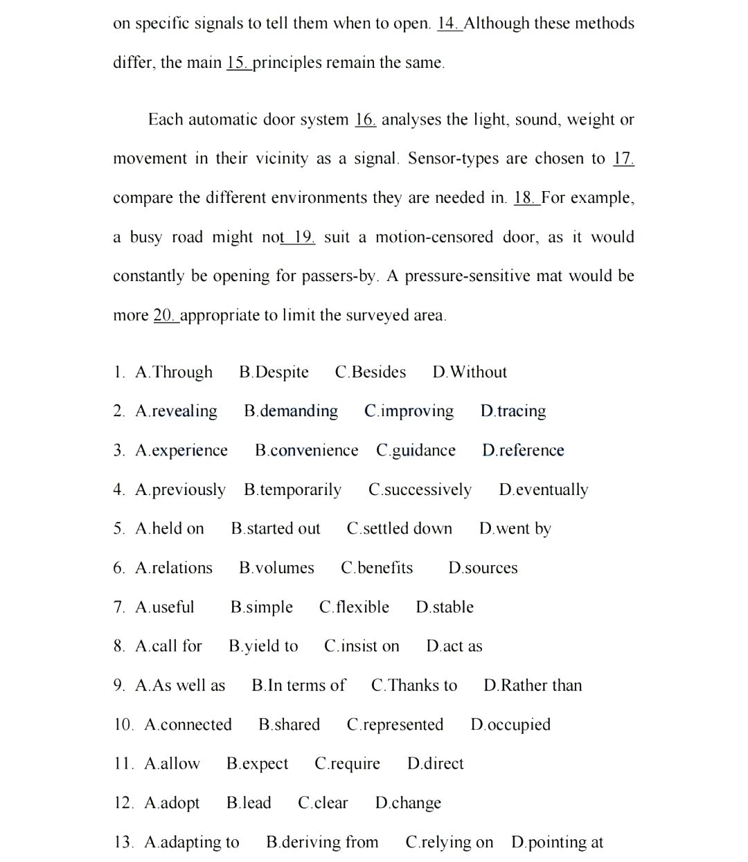 2024年考研英語一試卷真題及答案解析