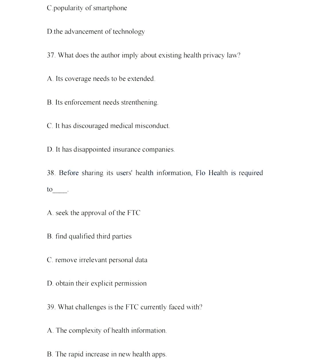 2024年考研英語(yǔ)二試卷真題及答案解析