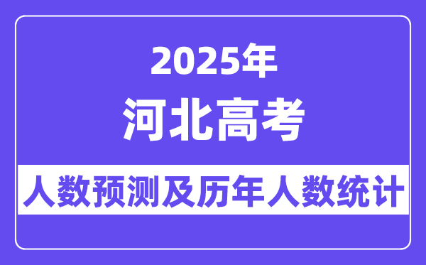 2025年河北高考人數預估多少（統考人數預計突破70萬人）